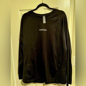 Alphalete Black Long Sleeve Tee